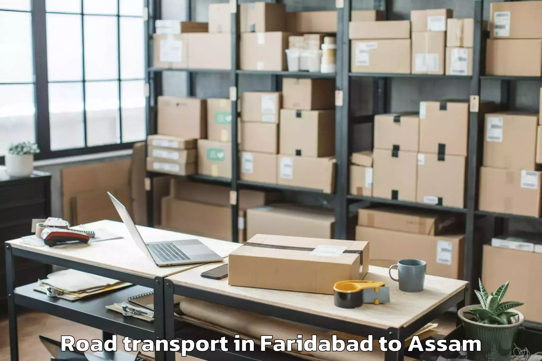 Easy Faridabad to Kangku Road Transport Booking